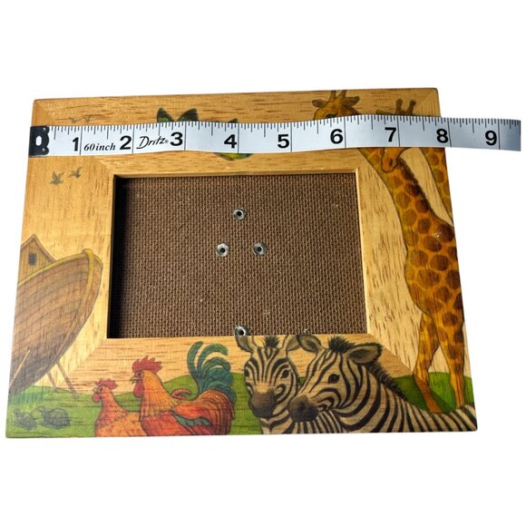 Noah's Ark Wooden Picture‎ Frame Fetco 5x3.5" Photo Size - Picture 13 of 16